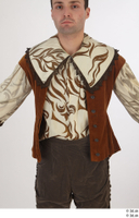  Photos Man in Historical Medieval Suit 4 15th century Medieval Clothing upper body vest 0001.jpg